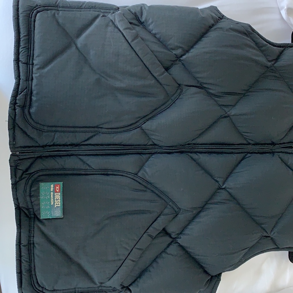 Diesel Navy Down Puffer Vest Gem